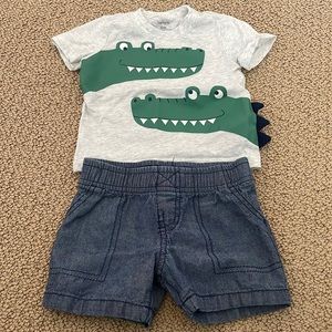 2/$10 or 3/$15 Carter’s t-shirt/shorts outfit